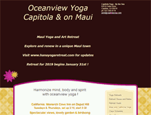 Tablet Screenshot of capitolayoga.com